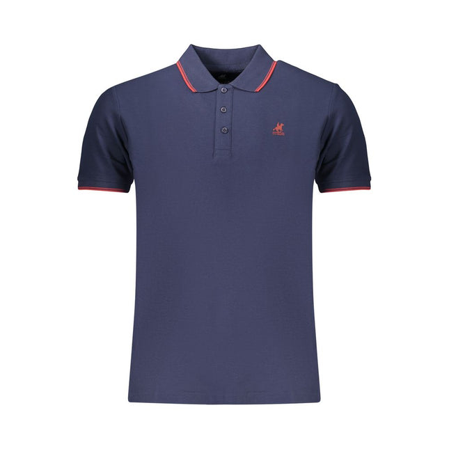 U.S. Grand Polo Blue Cotton Men's Polo