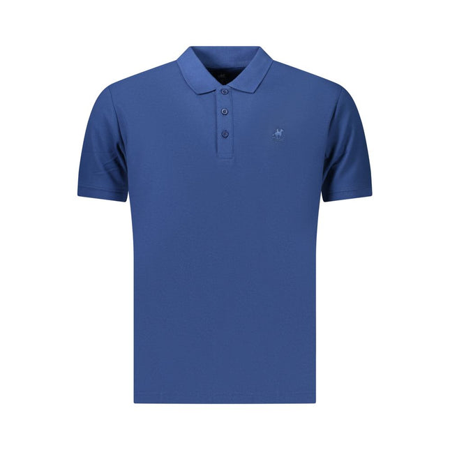 U.S. Grand Polo Blue Cotton Mens Polo