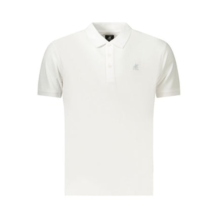 U.S. Grand White Cotton Men's Polo