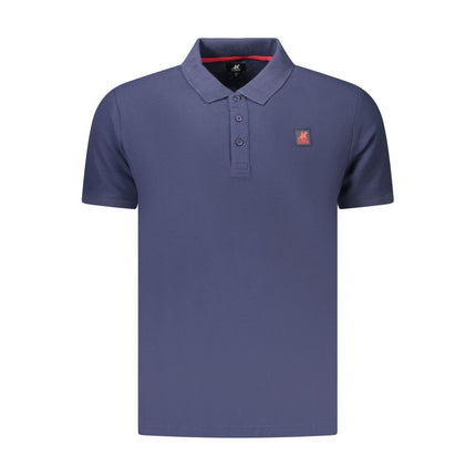 U.S. Grand Blue Cotton Men's Polo Shirt