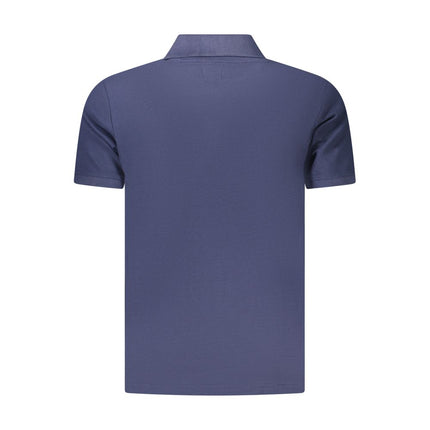 U.S. Grand Blue Cotton Men's Polo Shirt