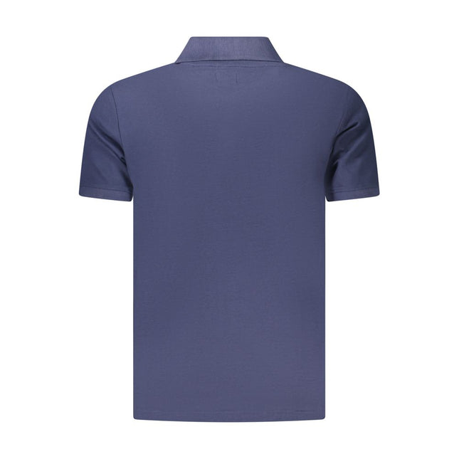 U.S. Grand Blue Cotton Men's Polo Shirt