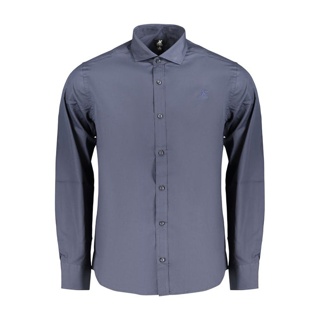 U.S. Grand Blue Cotton Men's Shirt