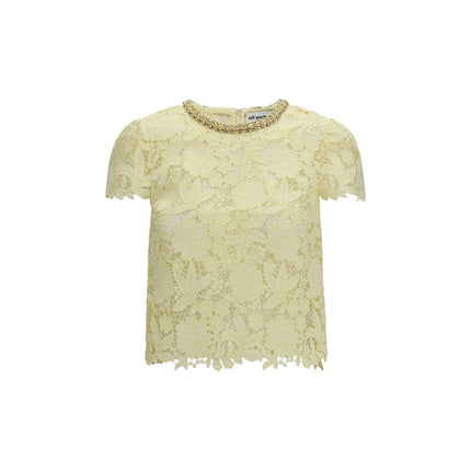 Self-Portrait Bicolor Polyester Blouse