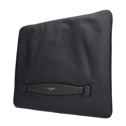Dolce & Gabbana Gray Fabric Clutch Bag