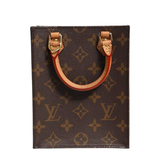 Louis Vuitton Monogram Canvas Petit Sac Plat Bag