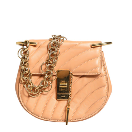 Chloé Quilted Calfskin Leather Drew Bijou Shoulder Bag