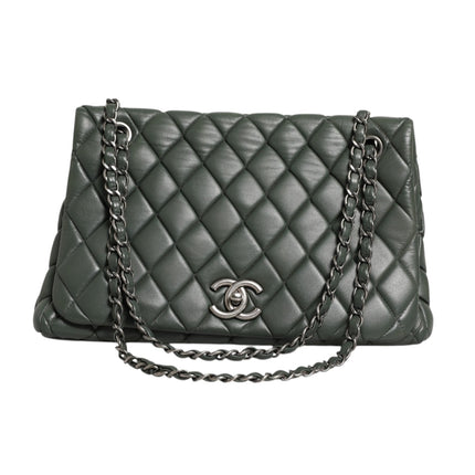 Chanel Quilted Lambskin Leather New Bubble Flap Bag