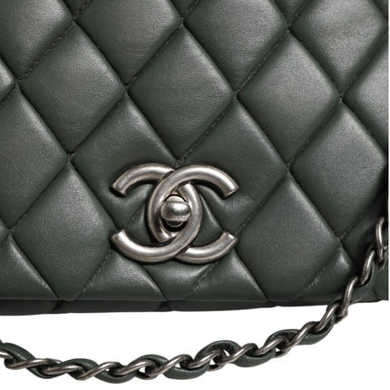 Chanel Quilted Lambskin Leather New Bubble Flap Bag