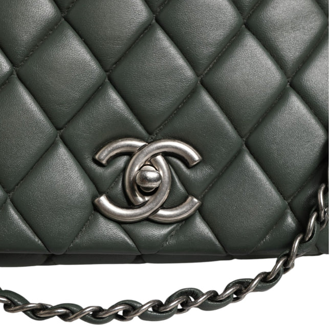 Chanel Quilted Lambskin Leather New Bubble Flap Bag