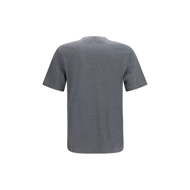 Brunello Cucinelli Blue Cotton T-Shirt