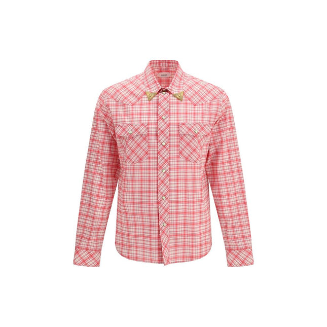 Versace Multicolor Cotton Pattern Shirt