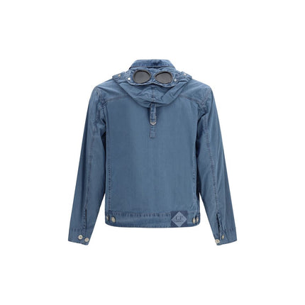 C.P. Company Blue Cotton Full-Length Jacket
