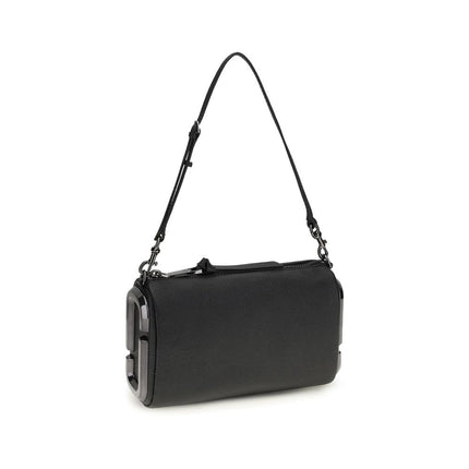 Marc Jacobs Black Calf Leather Bos Taurus Shoulder Bag