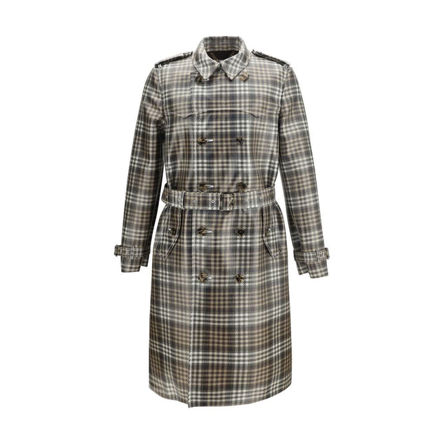 Burberry Brown Polyester Trench Coat