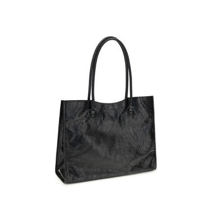 Balenciaga Black Lamb Ovis Aries Aries Shoulder Bag