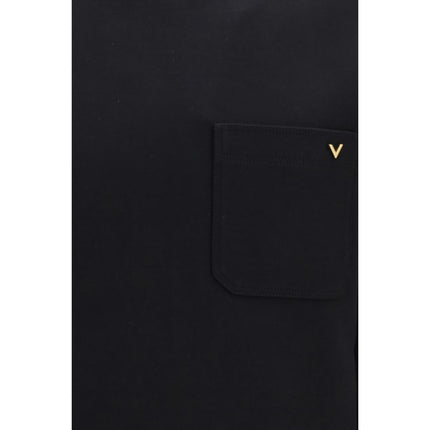 Valentino Black Cotton Sweatshirt