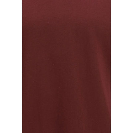 Comme Des Garçons Bordeaux Cotton T-Shirt