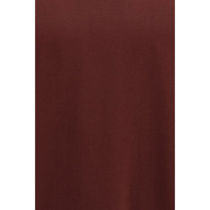 Comme Des Garçons Bordeaux Cotton T-Shirt