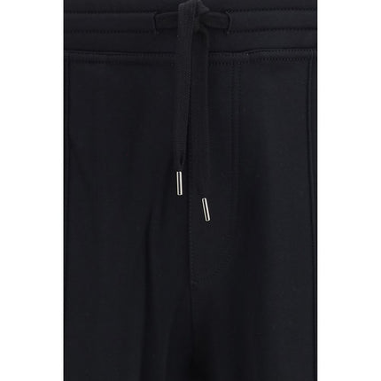Brunello Cucinelli Black Cotton Joggers (Workout Pants)