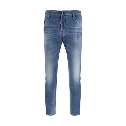 Dsquared² Blue Cotton Jeans Denim