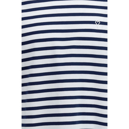 Ami Paris Blue Cotton Long Sleeve T-Shirt