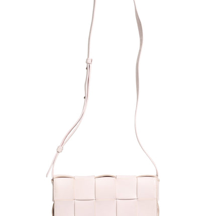 Bottega Veneta Pink Intrecciato Cassette Shoulder Bag