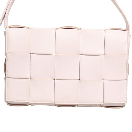 Bottega Veneta Pink Intrecciato Cassette Shoulder Bag