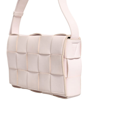 Bottega Veneta Pink Intrecciato Cassette Shoulder Bag