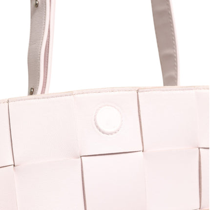 Bottega Veneta Pink Intrecciato Cassette Shoulder Bag