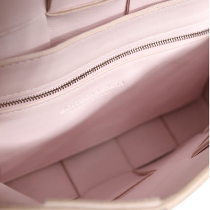 Bottega Veneta Pink Intrecciato Cassette Shoulder Bag