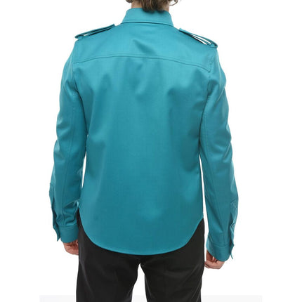 Bottega Veneta Bicolor Elastane Dress Shirt