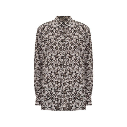 Tom Ford Bicolor Cotton Pattern Shirt
