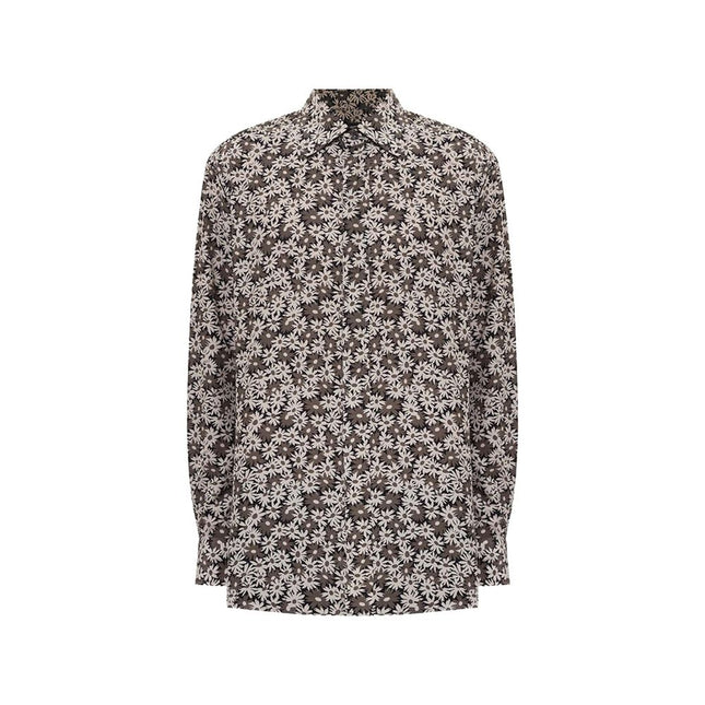 Tom Ford Bicolor Cotton Pattern Shirt