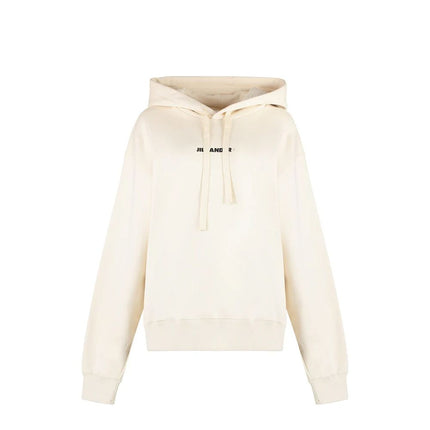 Jil Sander White Cotton Sweatshirt
