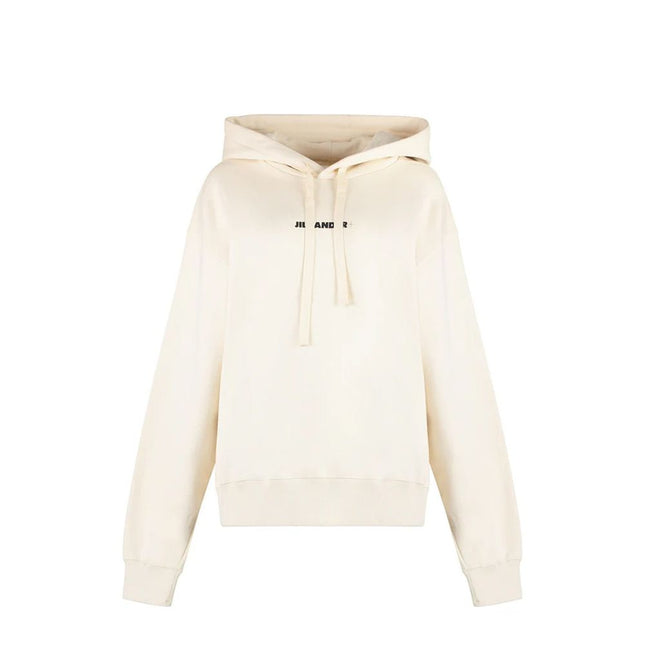 Jil Sander White Cotton Sweatshirt