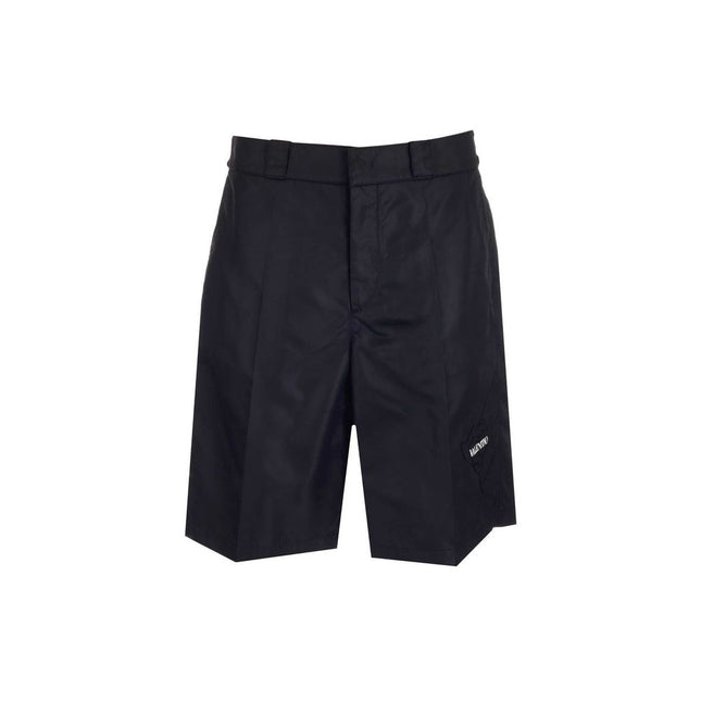 Valentino Garavani Black Nylon Bermuda Shorts