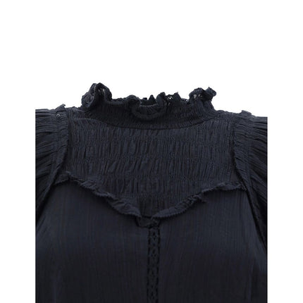 ISABEL MARANT ETOILE Black Cotton Casual Dress