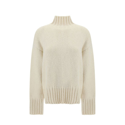 Jil Sander White Silk Sweatshirt