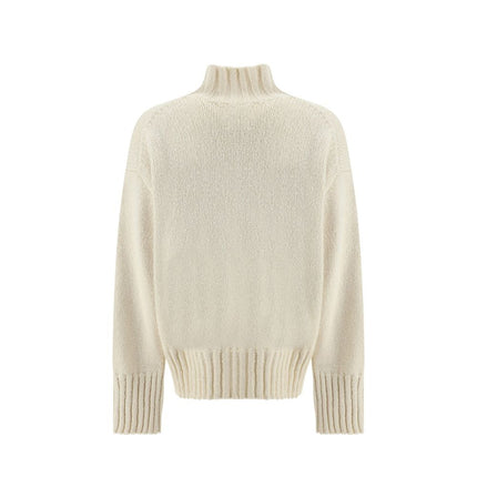 Jil Sander White Silk Sweatshirt