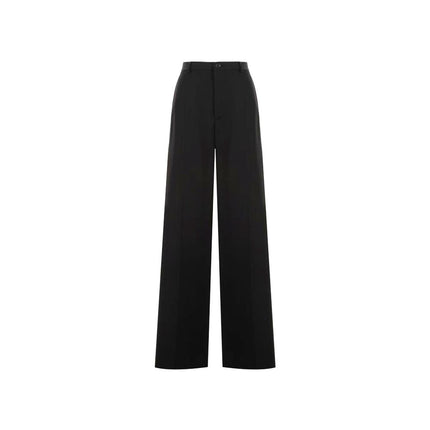 Balenciaga Black Wool Flared Pants