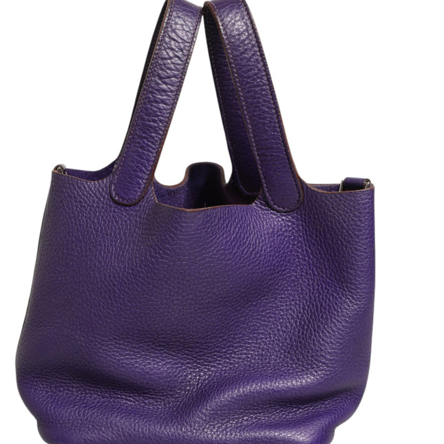 Hermès Picotin Lock PM Clemence Leather Bag