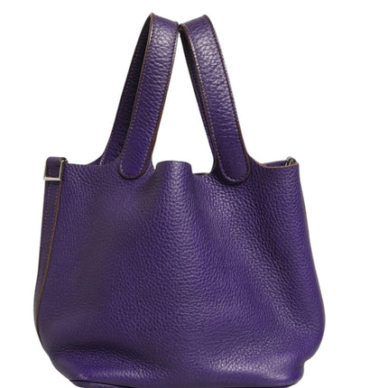 Hermès Picotin Lock PM Clemence Leather Bag