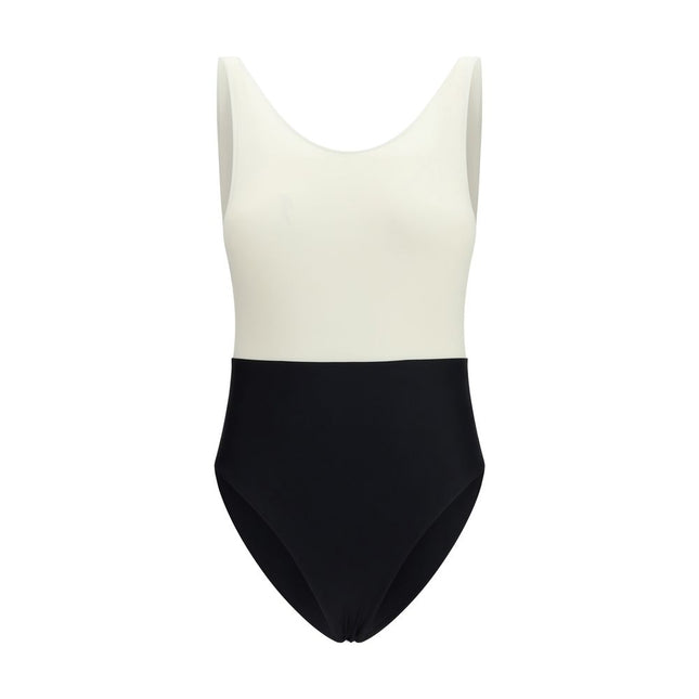 Ami Paris Multicolor Polyamide One-Piece Swimsuit