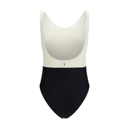 Ami Paris Multicolor Polyamide One-Piece Swimsuit