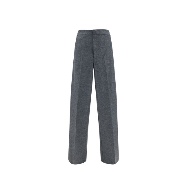 Jil Sander Gray Wool Casual Pants
