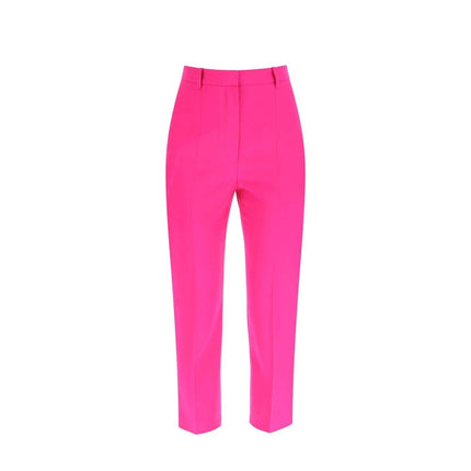 Alexander McQueen Multicolor Wool Cropped Pants