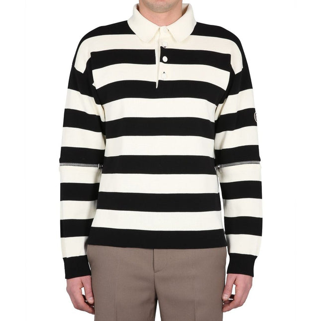 Gucci White Cotton Polo Shirt