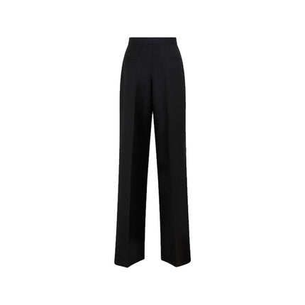 Prada Black Mohair Casual Pants