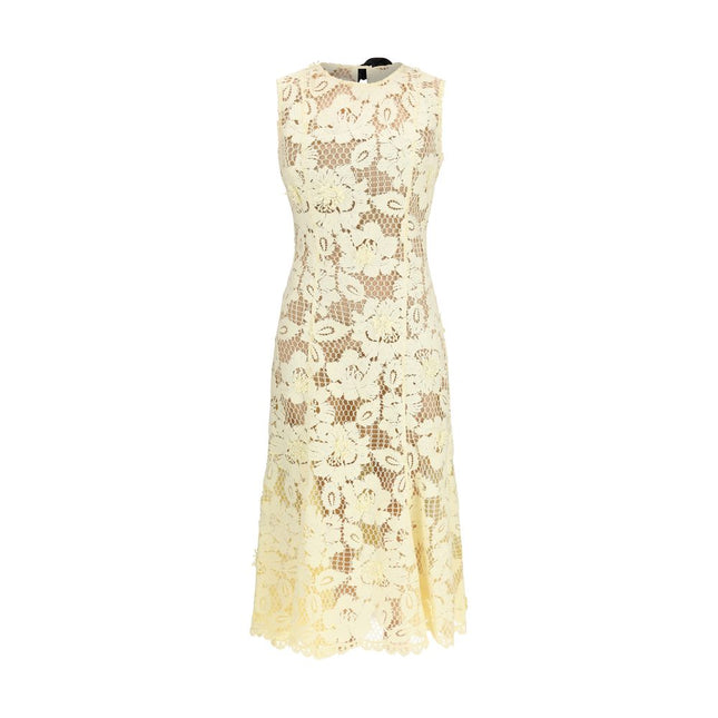Self-Portrait Bicolor Polyester Casual Dress